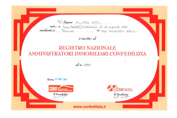 attestato geometra fitti filippo