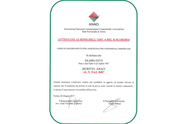 attestato geometra fitti filippo